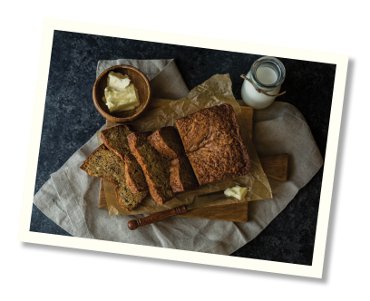 banana bread made to provide plastic free snacking in school