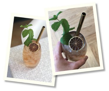 ditch the plastic get a reusable straw - go glam with a gold one